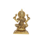 Brass Lakshmi Sitting On Base