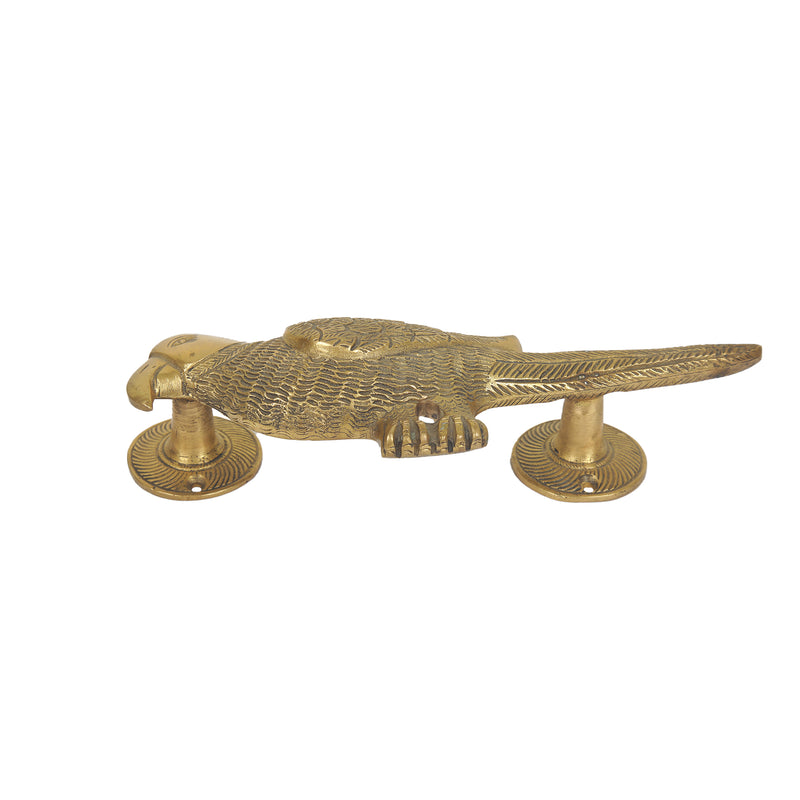 BRASS PARROT DOOR HANDLE