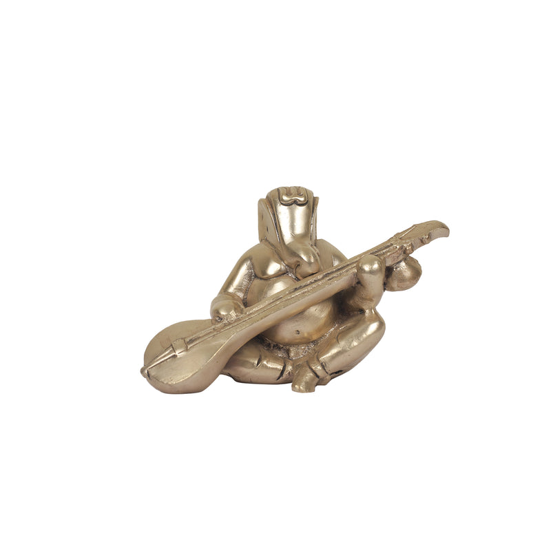 Brass Ganesha with sitara