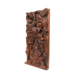 18 Inches Wooden Ganesha Wall Panel