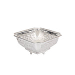 Ornate Handcrafted Brass Square Bowl for Table Décor and Gifts