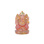 Mp Rose Quartz Ganesh Sitting