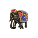 WOODEN ELEPHANT STONE WORK