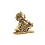 BRASS GANESHA SITTING