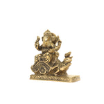 BRASS GANESHA SITTING