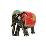 WOODEN ELEPHANT STONE WORK