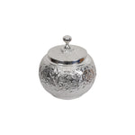 Handcrafted Brass Rasgolla Box for Storage and Festive Gifting