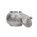 Handcrafted Brass Rasgolla Box for Storage and Festive Gifting