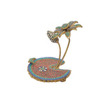 Brass Single Flower Stone Work