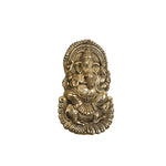 BRASS 9.5 IN WALL HANGING GANESHA