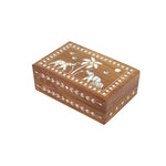 INLAY WORK ON WOODEN BOX