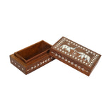 INLAY WORK ON WOODEN BOX