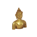 Brass 7.5in Buddha Bust