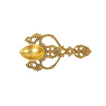 Handcrafted Brass Pooja Spoon for Traditional Rituals and Ceremonies