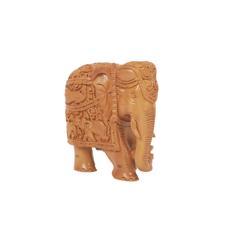 Sandal wood handcrafted Elephant