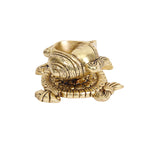 Auspicious Brass Shanku Deepa for Worship and Home Décor