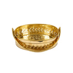 BRASS FLOOWER BASKET