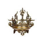 Brass Ashta Lakshmi Urli