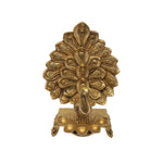 Brass Peacock Deepak Stand