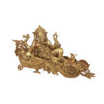 Brass Relaxing Ganesh