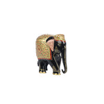 Wood Painted Emb Elephant