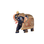 Wood Elephant Moti Work