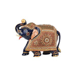 Wood Elephant Moti Work