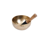 Handmade Metal Brass Singing Bowl with Wooden Stick