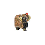 Wood Elephant Moti Work