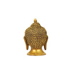 BRASS BUDDHA HEAD