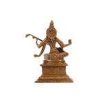 BRONZE SARASWATHI SITTING