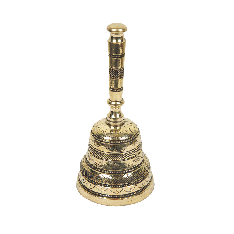 BRASS CARVING POOJA BELL