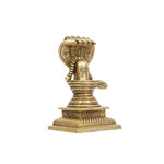 brass Nag Shivling idol