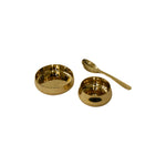 BRASS 12 IN KANSA THALI SET