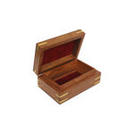 WOODEN BOX CARVED TREE