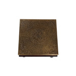 Wood Chowki with brass work