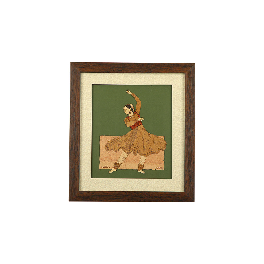 Kathak Wooden Carving Frame Ragaarts