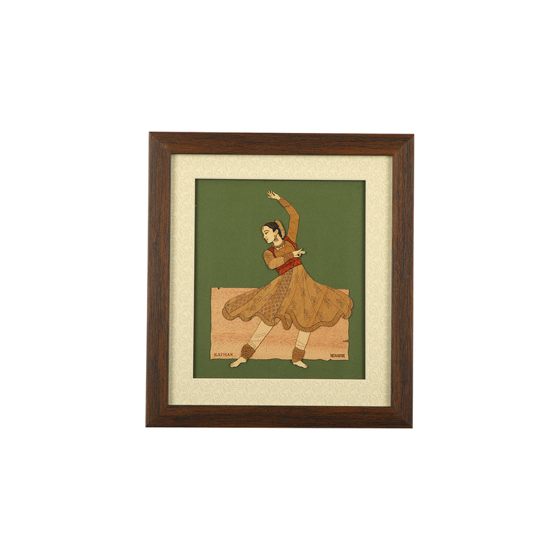 Kathak Wooden Carving Frame