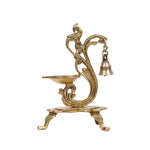 Brass Peacock Diya Showpiece