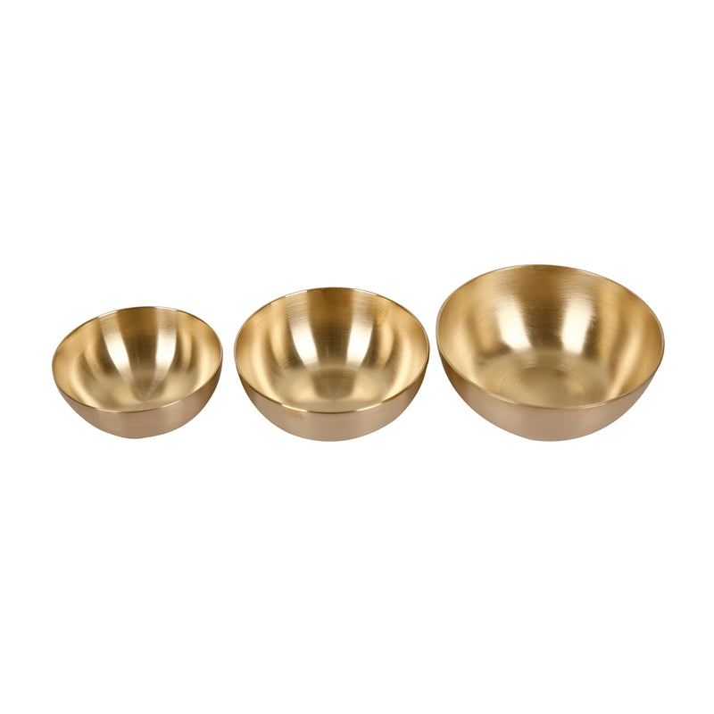 BRASS KANSA KATORI SET OF 3