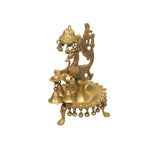 Brass Bird Lamp with Stand
