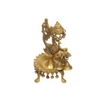 Brass Bird Lamp with Stand