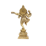 Brass Dancing Ganesha Statue