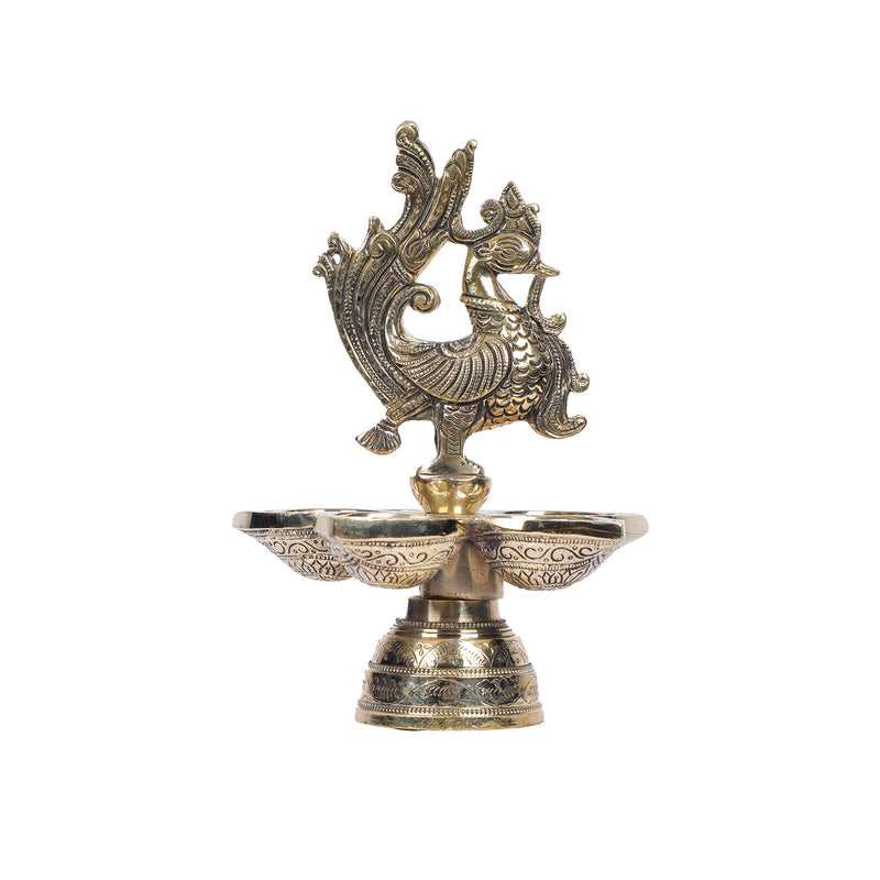 Brass Bird Lamp
