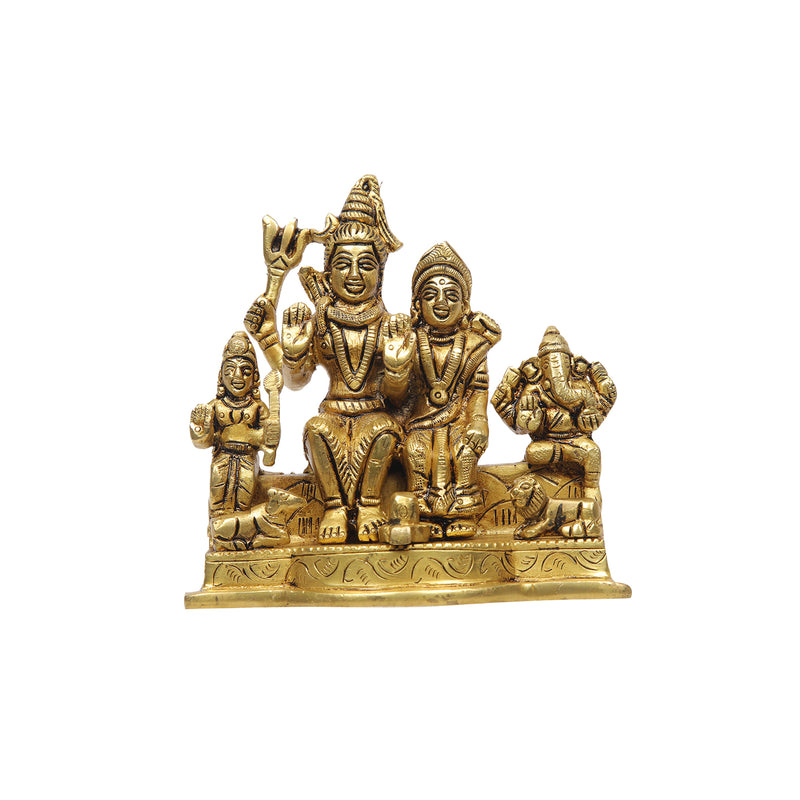 Brass Shiva Family