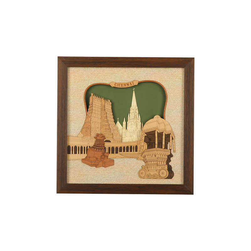 Chennai Monu Wooden Carving Frame