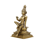Handcrafted Brass Parvati Mata Murti for Puja