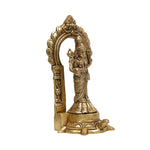 brass Balaji idol standing on a tortoise