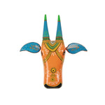 WOODEN BULL HEAD BIG