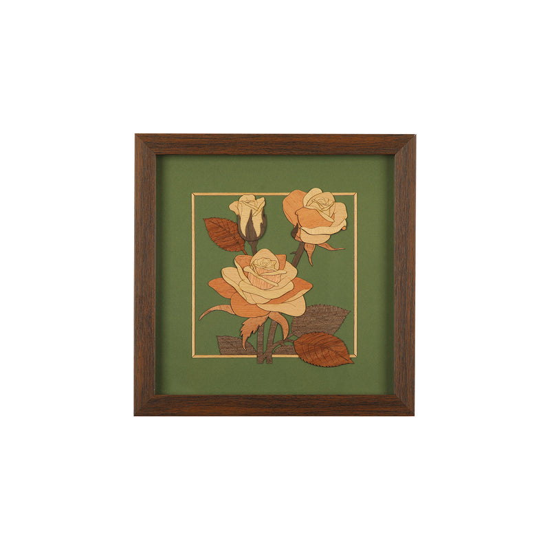 Rose Wooden Carving Frame